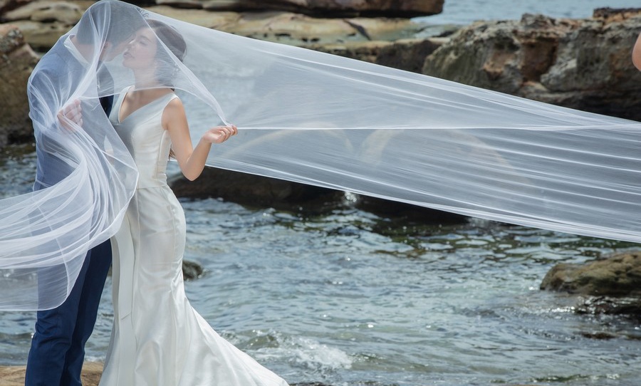 婚紗照 風格,婚紗攝影 推薦,海景北海岸婚紗